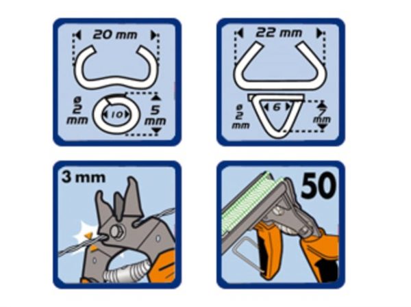 Top Grafer 20/22 Hog Ring Pliers With Magazine EDM0411 - Image 2