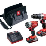 Power X-Change Combi & Impact Driver Twin Pack 18V 2 x 2.0Ah Li-ion EINPXTWIN2