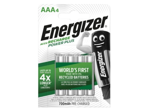 Recharge Universal AAA Batteries 700 mAh (Pack 4) ENGRCAAA700 - Image 2