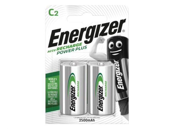 Recharge Power Plus C Cell Batteries RC2500 mAh (Pack 2) ENGRCC2500 - Image 2