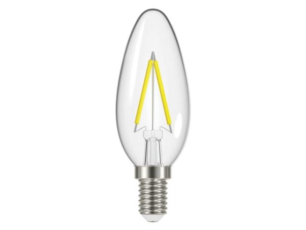 LED SES (E14) Candle Filament Dimmable Bulb -  Warm White 450 lm 4.5W ENGS12856