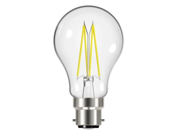LED BC (B22) GLS Filament Non-Dimmable Bulb -  Warm White 470 lm 4.3W ENGS12862