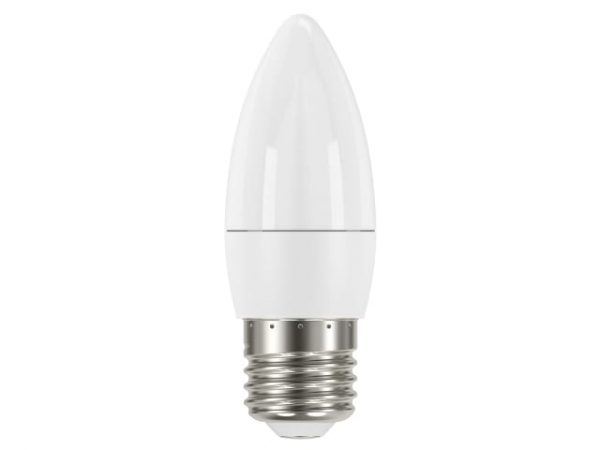 LED ES (E27) Opal Candle Non-Dimmable Bulb -  Daylight 520 lm 5.9W ENGS13574