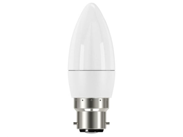 LED BC (B22) Opal Candle Non-Dimmable Bulb -  Warm White 250 lm 3.4W ENGS8843