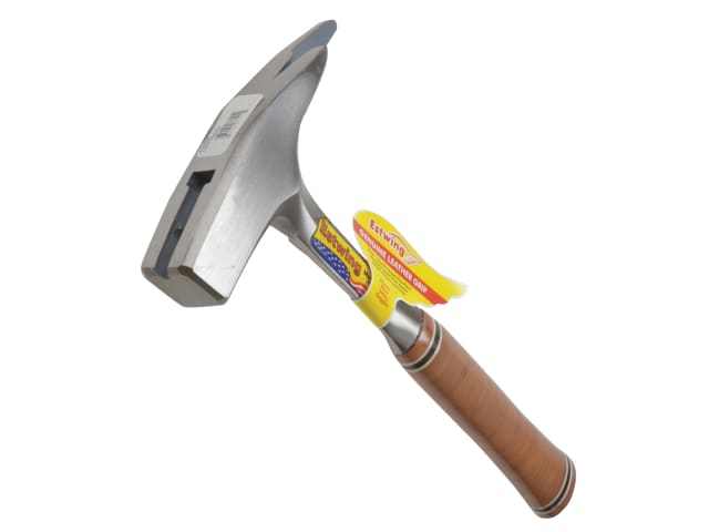 E239MS Roofer's Pick Hammer Leather Grip - Smooth Face ESTE239MS