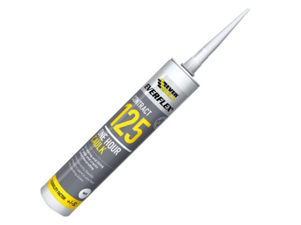 One Hour Caulk 125 White 300ml EVB125C3