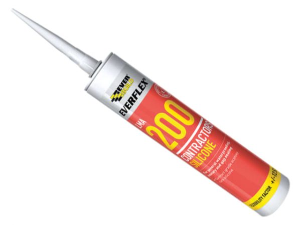 Contractors Silicone Sealant 295ml Brown 200 EVB200BR