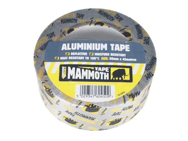 Aluminium Tape 50mm x 45m EVB2ALUM50