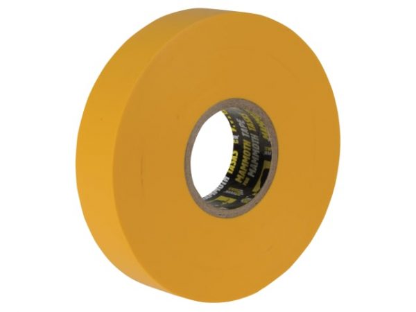 Electrical Insulation Tape Yellow 19mm x 33m EVB2ELECYW