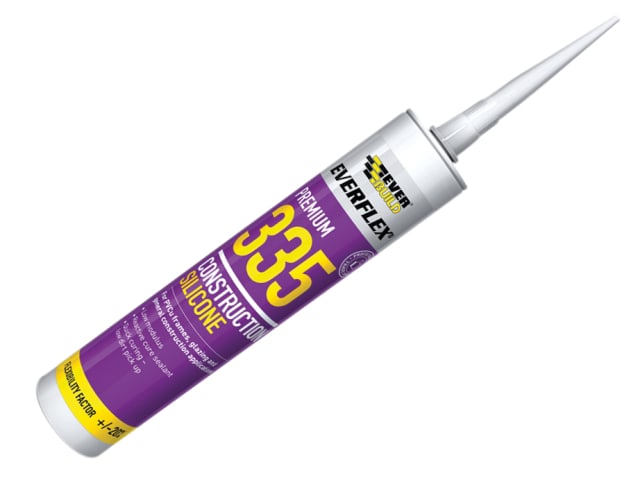 335 Construction Silicone Transparent 295ml EVB335TR