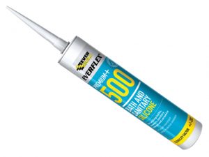500 Bath & Sanitary Silicone Sealant Translucent 290ml EVB500CL