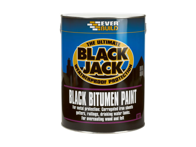 Black Jack® 901 Black Bitumen Paint 1 litre EVB90101