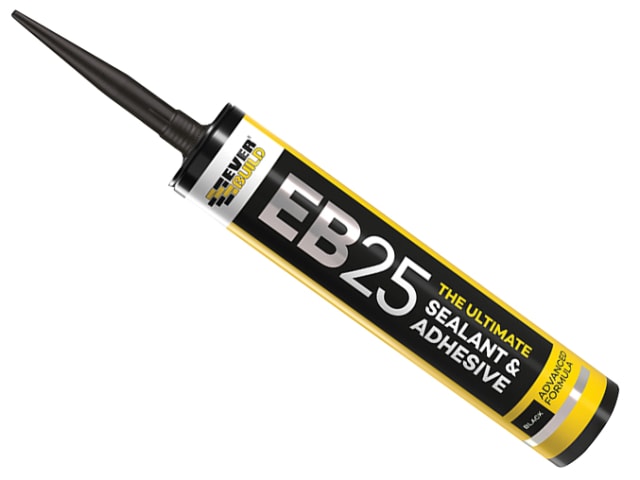 EB25 Hybrid Sealant Adhesive Black 300ml EVBEB25BK