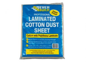 Laminated Cotton Dust Sheet 3.6 x 2.7m EVBLAMDUST