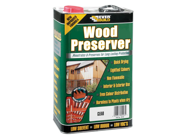 Wood Preserver Clear 5 litre EVBLJCR05