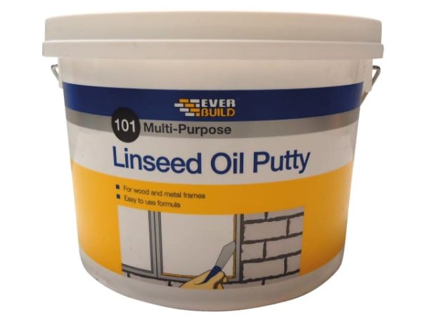 101 Multi-Purpose Linseed Oil Putty Natural 5kg EVBMPPN5KG