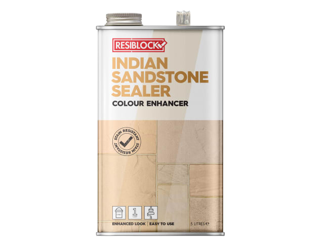 Resiblock Indian Sandstone Sealer Colour Enhancer 5 litre EVBRBINDENH5
