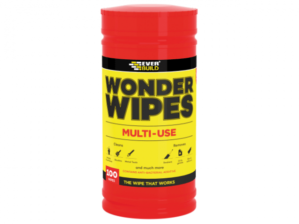 Wonder Wipes Trade (Tub 100) EVBWIPE80