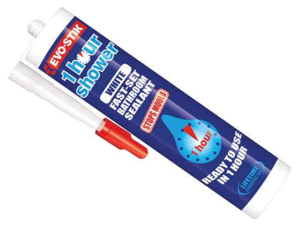 1 Hour Shower Sealant White 310ml EVO1HSWHITE