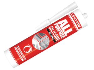 112872 All Purpose Flex Silicone Sealant Black C20 EVOAPFSSBK