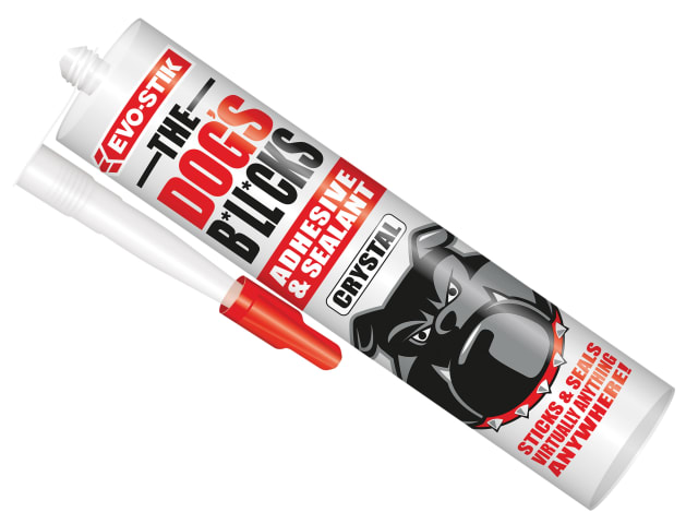 The Dog's B*ll*cks Multipurpose Adhesive & Sealant Crystal Clear 290ml EVOTDBCR