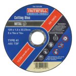 Metal Cut Off Disc 125 x 1.2 x 22.23mm FAI12512M