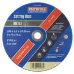 Metal Cut Off Disc 230 x 3.2 x 22.23mm FAI2303M