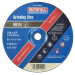 Depressed Centre Metal Grinding Disc 230 x 6.4 x 22.23mm FAI2306MDG