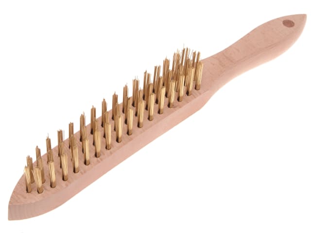 680/B3 Brass Wire Scratch Brush - 3 Row FAI680B3