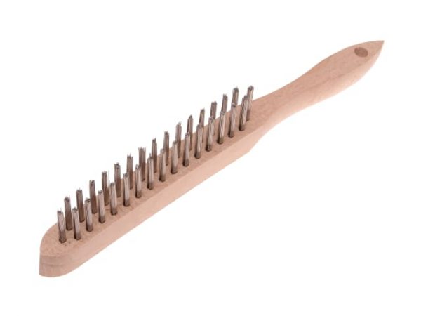 680/S2 Heavy-Duty Stainless Steel Scratch Brush - 2 Row FAI680S2