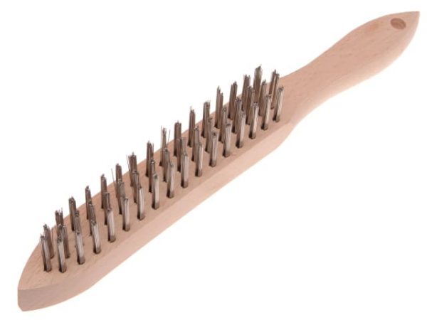 680/S3 Heavy-Duty Stainless Steel Scratch Brush - 3 Row FAI680S3