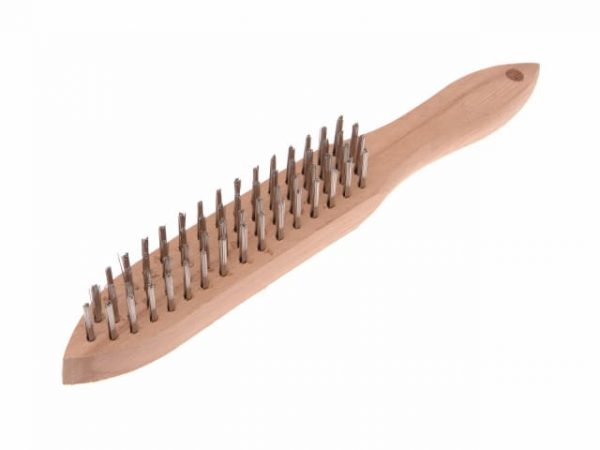 680/S4 Heavy-Duty Stainless Steel Scratch Brush - 4 Row FAI680S4