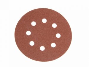 Hook & Loop Sanding Disc DID3 Holed 125mm x 80G (Pack 25) FAIAD12580H
