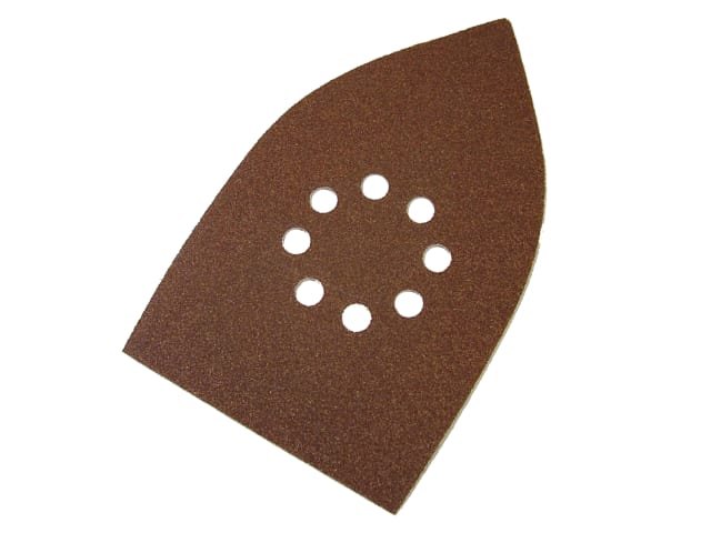 Multi-Sander Sheets Hook & Loop Coarse Grit (Pack 5) FAIAOMULTIC