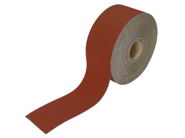 Aluminium Oxide Sanding Paper Roll Red Heavy-Duty 115mm x 50m 40G FAIAR11540R