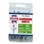 Aluminium Rivets 4.8 x 14mm Long Pre-Pack of 50 FAIAR5L50