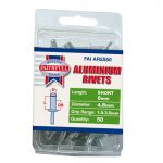 Aluminium Rivets 4.8 x 8mm Short Pre-Pack of 50 FAIAR5S50