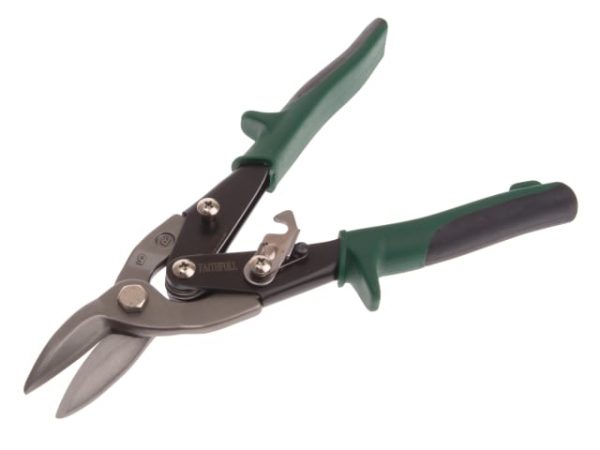 Green Compound Aviation Snips Right Cut 250mm (10in) FAIAS10G