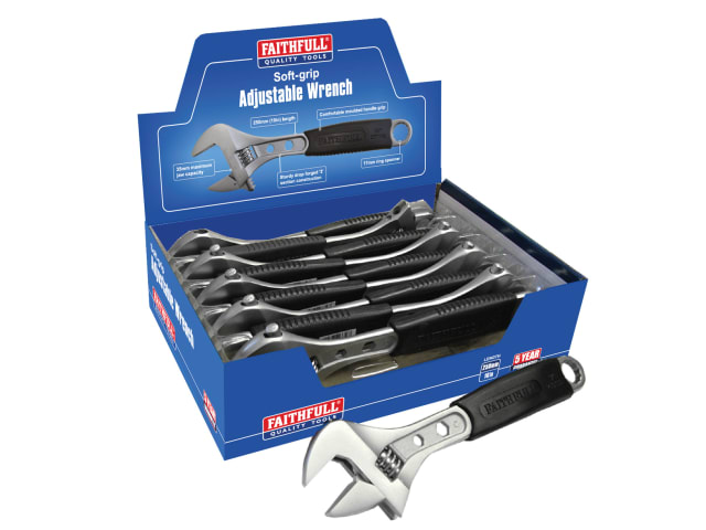 Contract Adjustable Spanner 250mm Display (10) FAIAS250CDIS