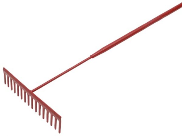 Asphalt Rake 16 Flat Teeth - Tubular Steel Shaft FAIASP