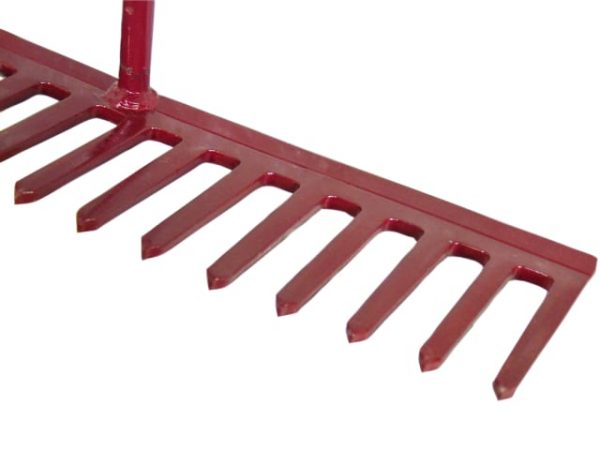 Asphalt Rake 16 Flat Teeth - Tubular Steel Shaft FAIASP - Image 3
