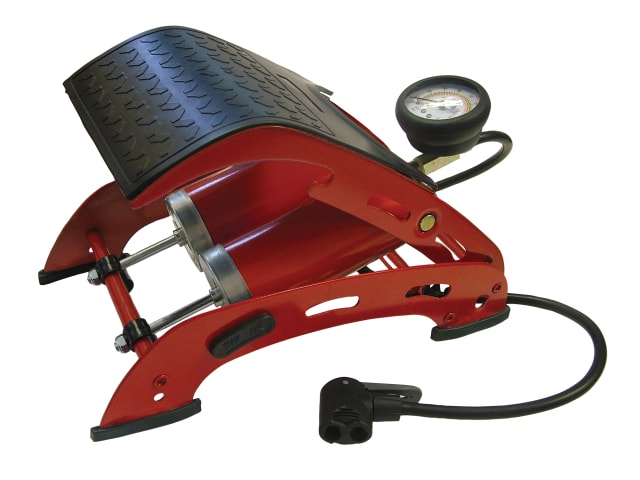 Foot Pump Double Cylinder with Gauge FAIAUFPUMP2