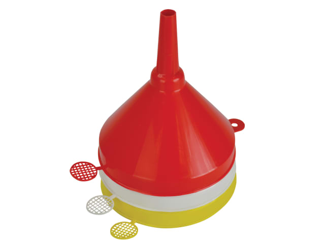 Plastic Funnel 150mm Set - 3 Piece FAIAUFUNNEL3 - Image 2