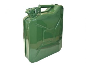Green Jerry Can - Metal 10 litre FAIAUJERRY10