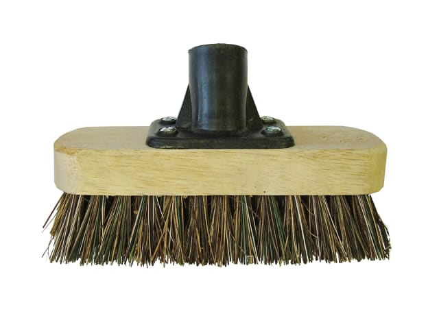 Deck Scrub Broom Head 175mm (7in) Threaded Socket FAIBRDECKSCR