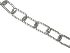 Zinc Plated Chain 5mm x 10m Box - Max. Load 160kg FAICHBOX50Z