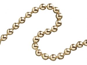 Ball Chain Polished Brass 3.2mm x 10m FAICHBPB3210
