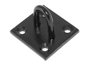 Staple On Plate - Black Japanned FAICHBSTAPLE