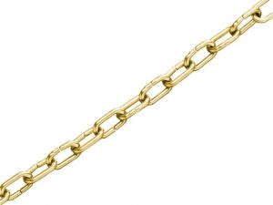 Clock Chain Polished Brass 1.6mm x 10m FAICHCC1610B