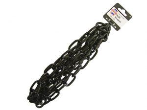 Black Japanned Chain 6.0mm x 2.5m - Max. Load 250kg FAICHCUT60B